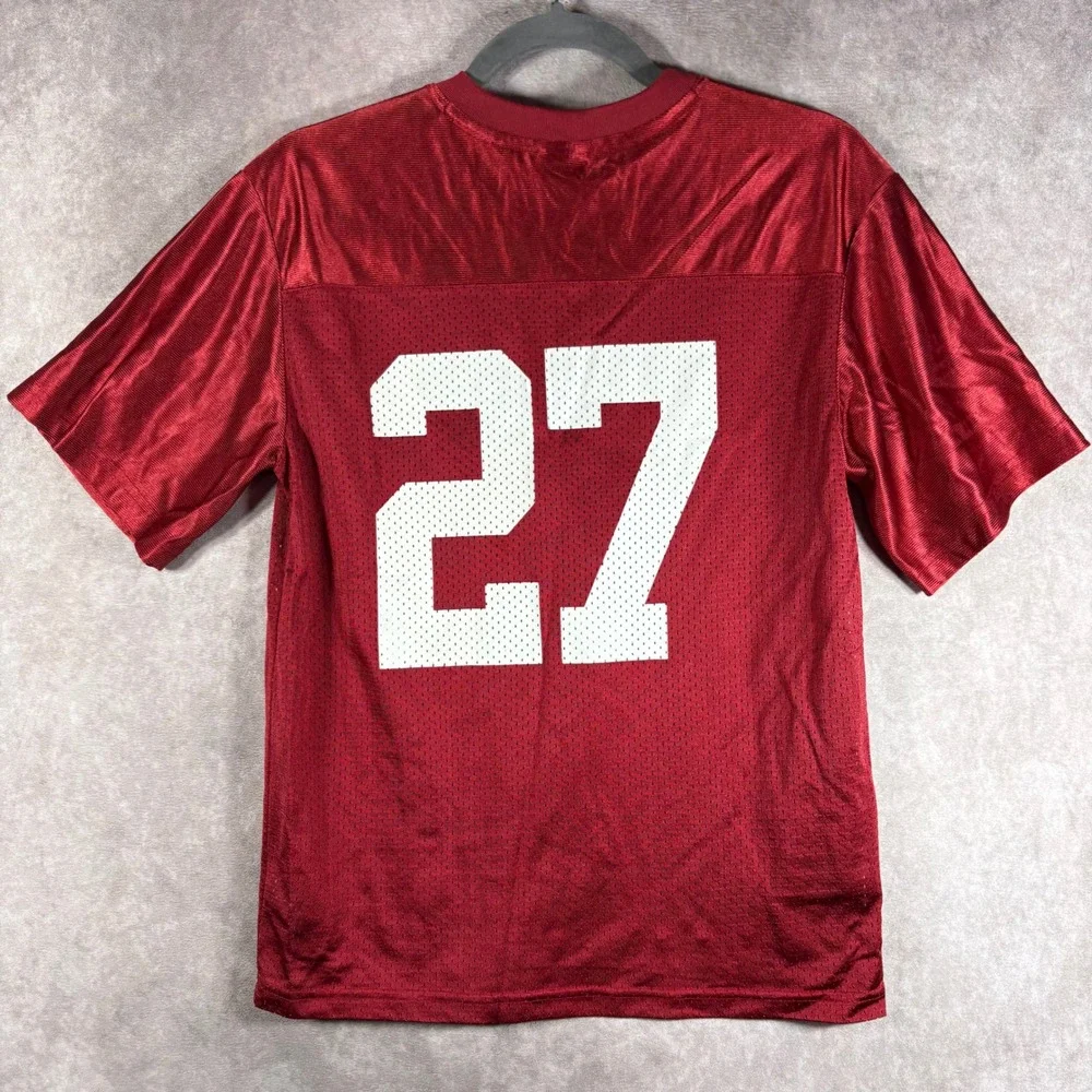Nike Jersey Kids M 12/14 Red Alabama Crimson‎ Tide #27 Football Mesh V-Neck